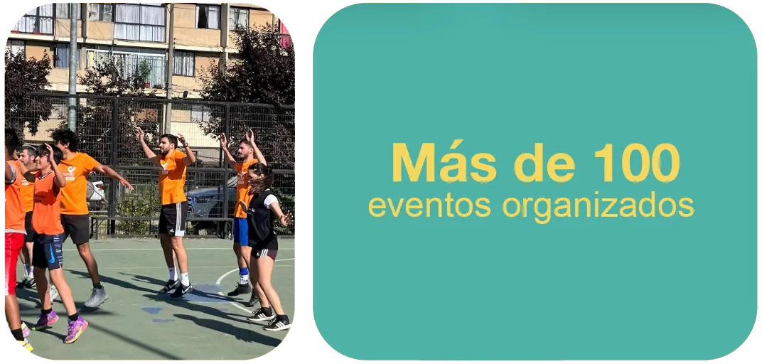 Más de 100 eventos organizados
